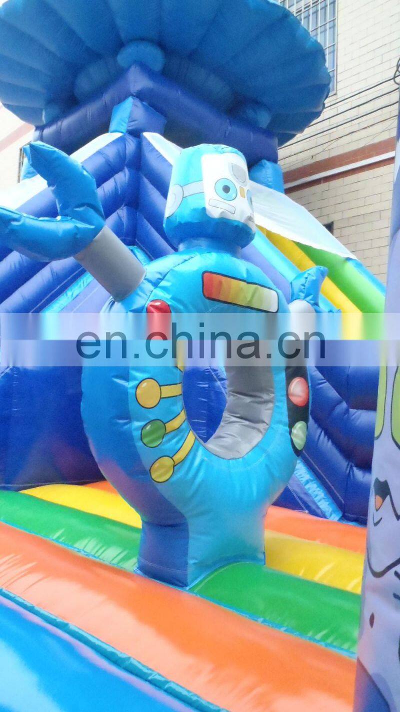 special inflatable ET combo play games/ inflatable slide and bounce castle rof kids