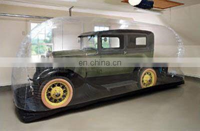 indoor Car Capsule/bubble tent inflatable car cover/inflatable hail proof car cover