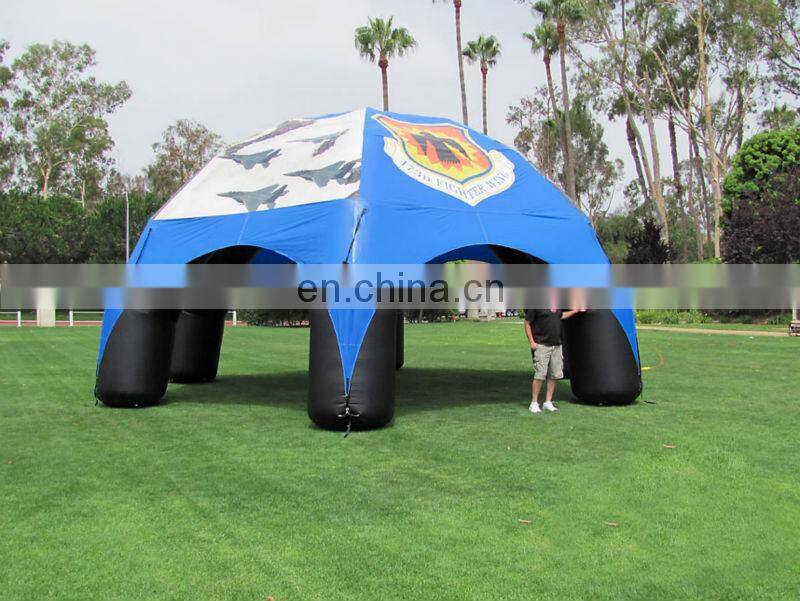 Pink Print Inflatable Tent Inflatable Spiderarch dome Tents For Sale