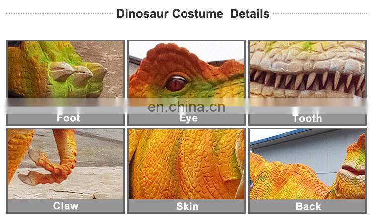 Robotic Mechanical Adult t rex dinosaur suit for Parties