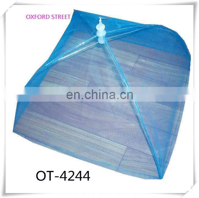 Green flower mesh food plate cover