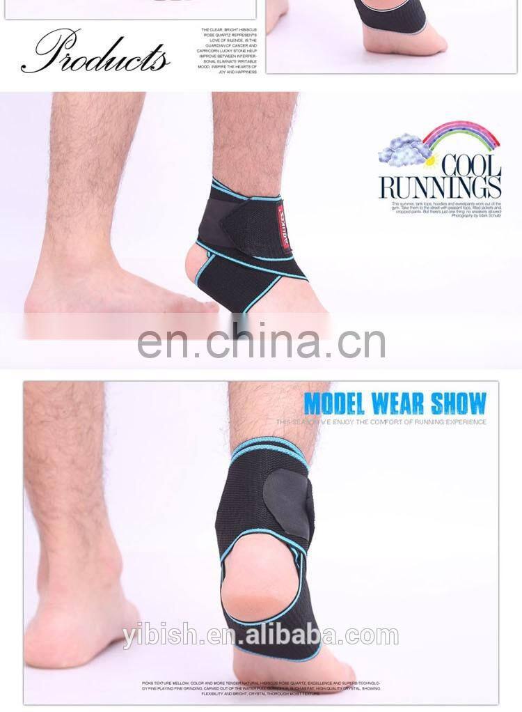 High quality Nylon Material Super Elastic Adjustable Ankle Brace , Perfect for Sports, Protects Against Chronic Ankl#HH-1527