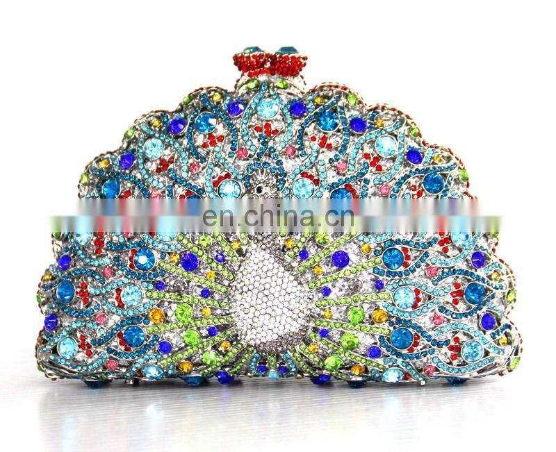 Factory Wholesale High Quality With Stones india clutch bag full of crystal evening bags