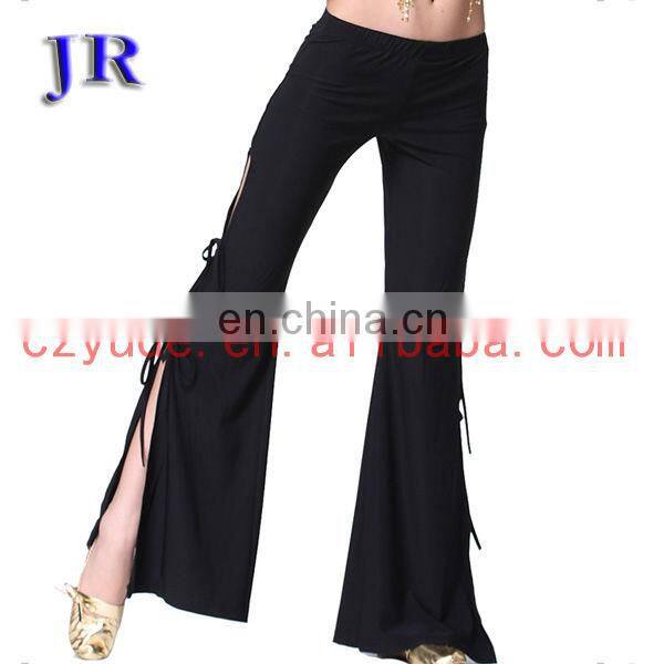 Wholesale cheap long crystal women belly dance pants K-4024
