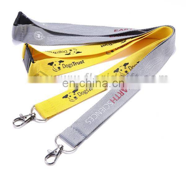 Newest hot selling pet dog leashes with comfortale touch nylon lanyards