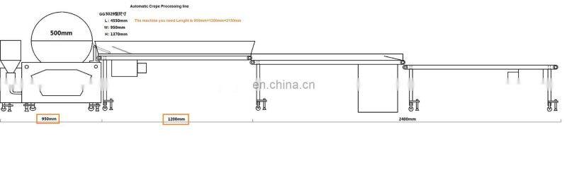 Hot Sale Spring Roll Pastry Sheet Making Automatic Spring Roll Machine
