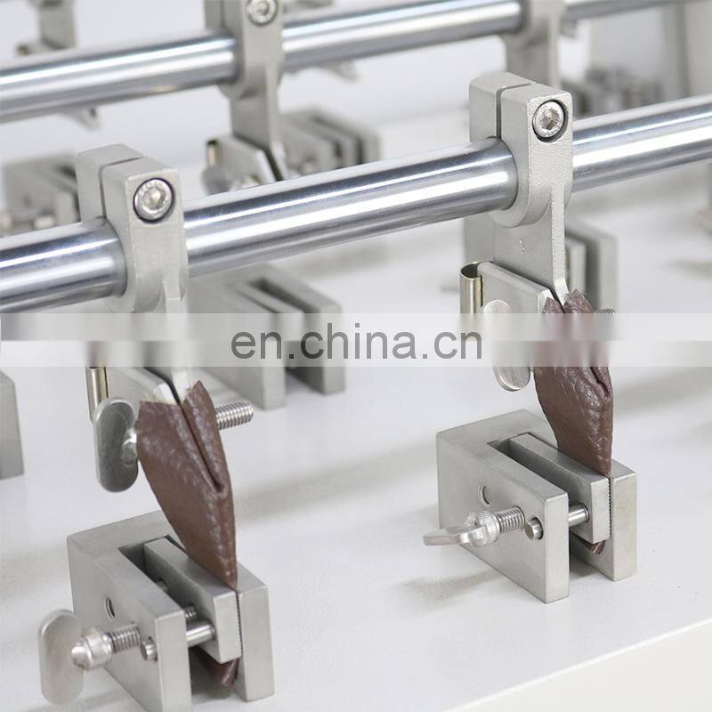 6 Positions Bally Resistance Flexing Tester For Leather