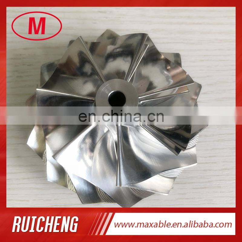T88-38G 76.00/96.00mm 7+7 blades turbo milling/aluminum 2618/billet compressor wheel