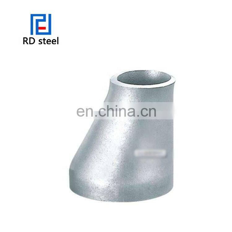 304 steel pipe fittings ss sized head stainless reducer