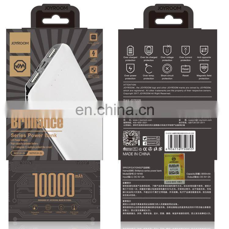 joyroom led light 10000mah cell phone power bank