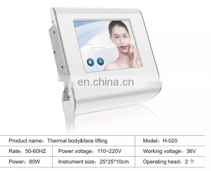 Portable Thermolift RF Radio frequency machine face lift skin tighten beauty machine
