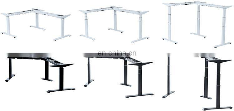 BDVH010R-T-1E  Durable Standing Adjustable Office Furniture Electric Self Rising Table Three Motor Adjustable Table