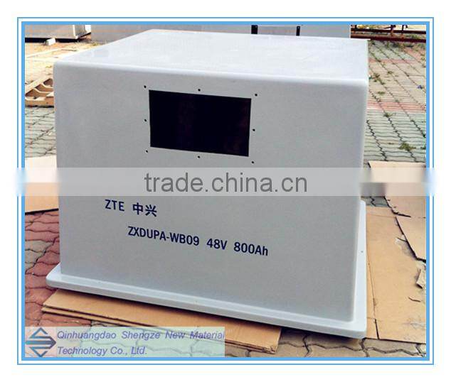 FRP hand lay-up battery cabinet / fiberglass Battery compartment /accumulator tank
