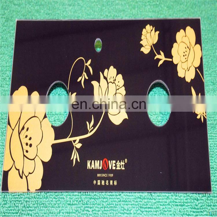 RAL colors toughened glass splashbacks for kitchen