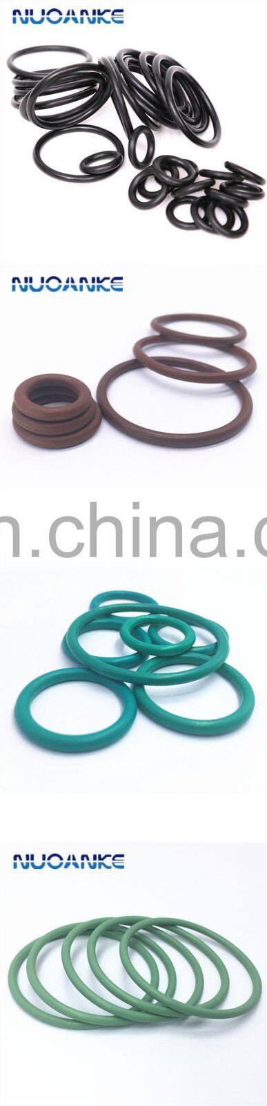 High Quality Black/Brown/Green FKM Rubber O Ring Seal Chemical Resistant FPM O-Ring From China Supplier