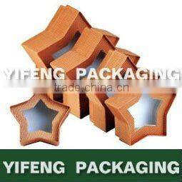 decorative heart shaped nested boxes with clear window