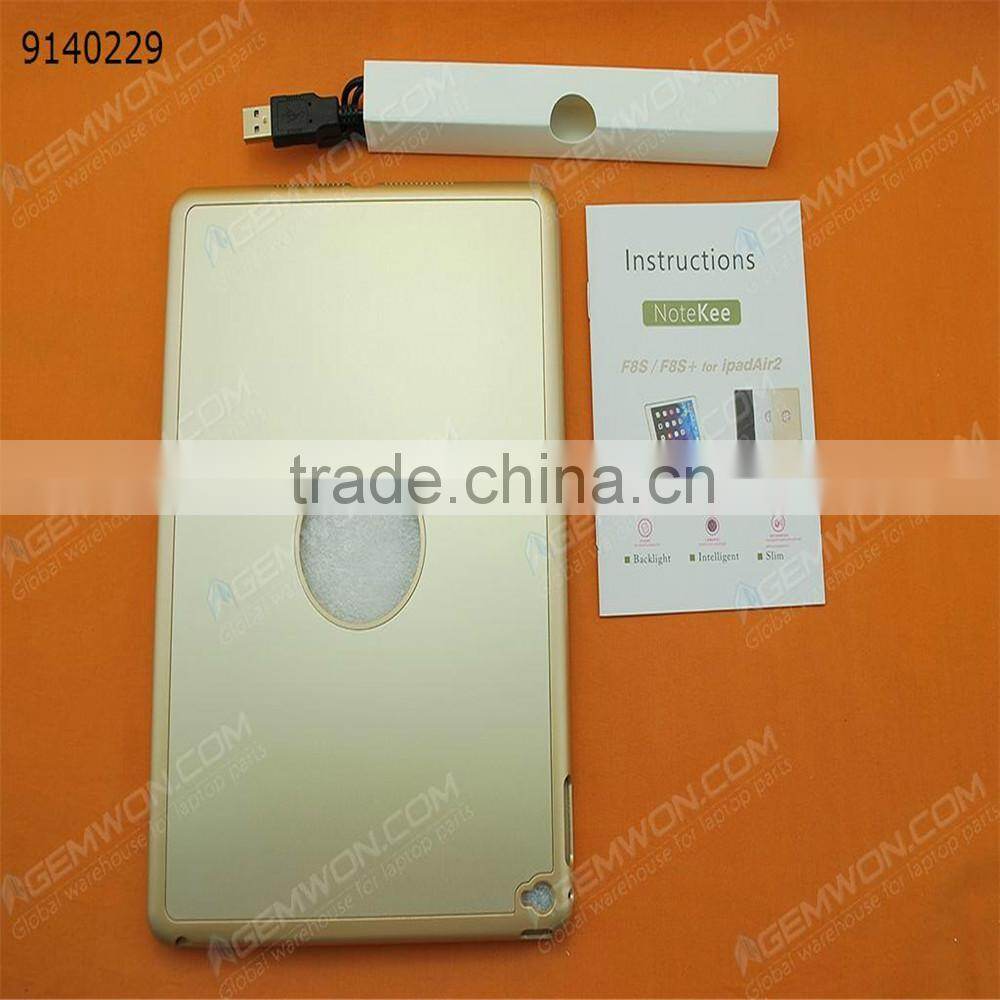 bluetooth keyboard for iPad air2,golden