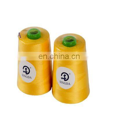 Wholesale 100 Spun Polyester Yarn dyed sewing thread 40/2 hilo poliester 40/2 thread twisting sewing machine