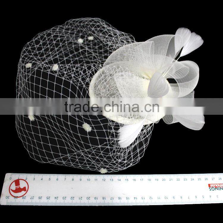 2015 New Coming Wedding/Party/Chirstmas Veil Hat Fascinator Headpieces
