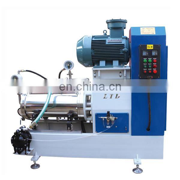 30L capacity high efficiency large flow disc turbo type horizontal grinder mill with big production