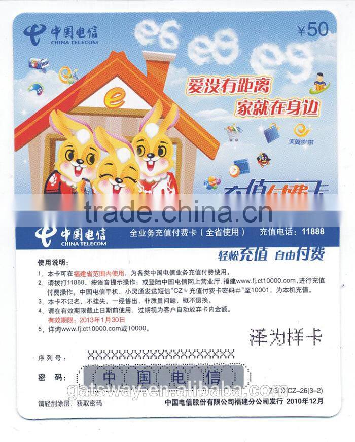 OEM Customized Company Print Calling Card