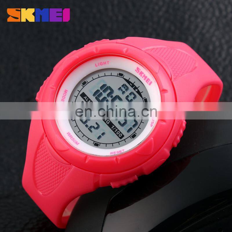 2018 Christmas Gift SKMEI 1074 Digital Children Wrist Watch Plastic Kids Waterproof Sport Watch