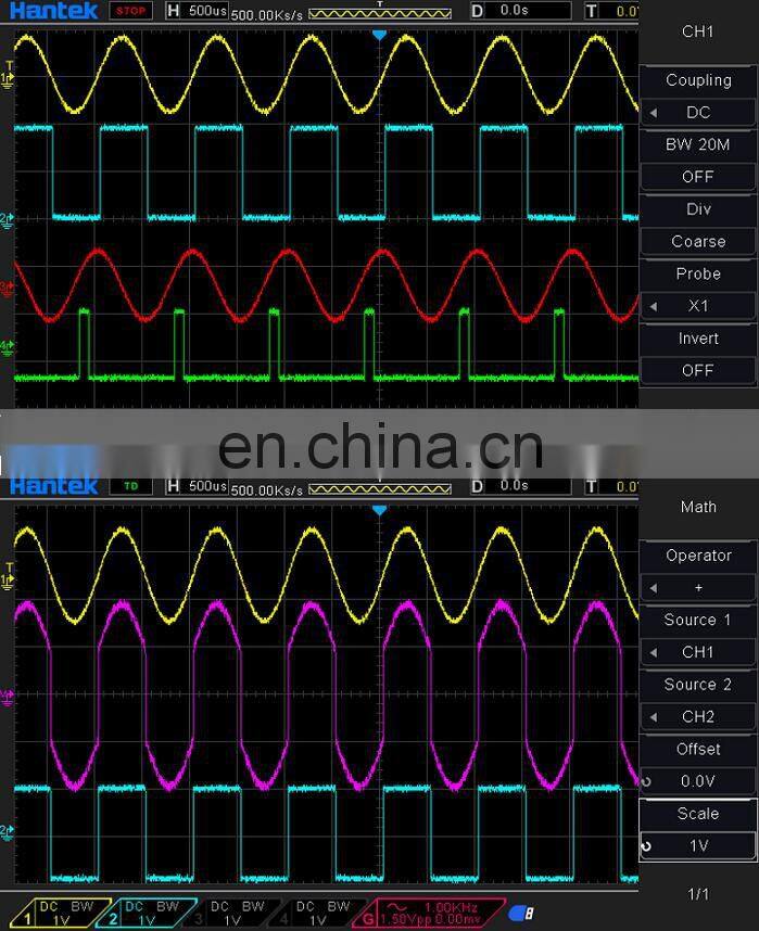 Hantek DSO4254B Digital Oscilloscope Storage Bench Type 4 CH 64K 1GS/s 250MHz Bandwidth