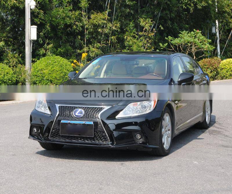 Runde Resin Material Body Kit Modified F Style LS600h Suitable For 2006-2012 Lexus LS460 Front Bumper With Front Grille Fog Lamp