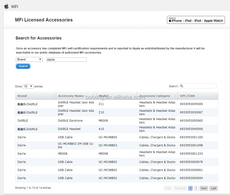 2020 new arrivals MFi earphone & headphone for earphone iphone 7 for original C100 lightning connector