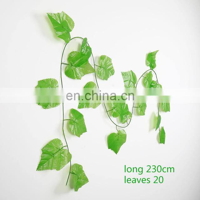 Green Silk Artificial Hanging Ivy Leaf Garland Plants Vine Leaves Diy For Home Decoration Garden Party Decor