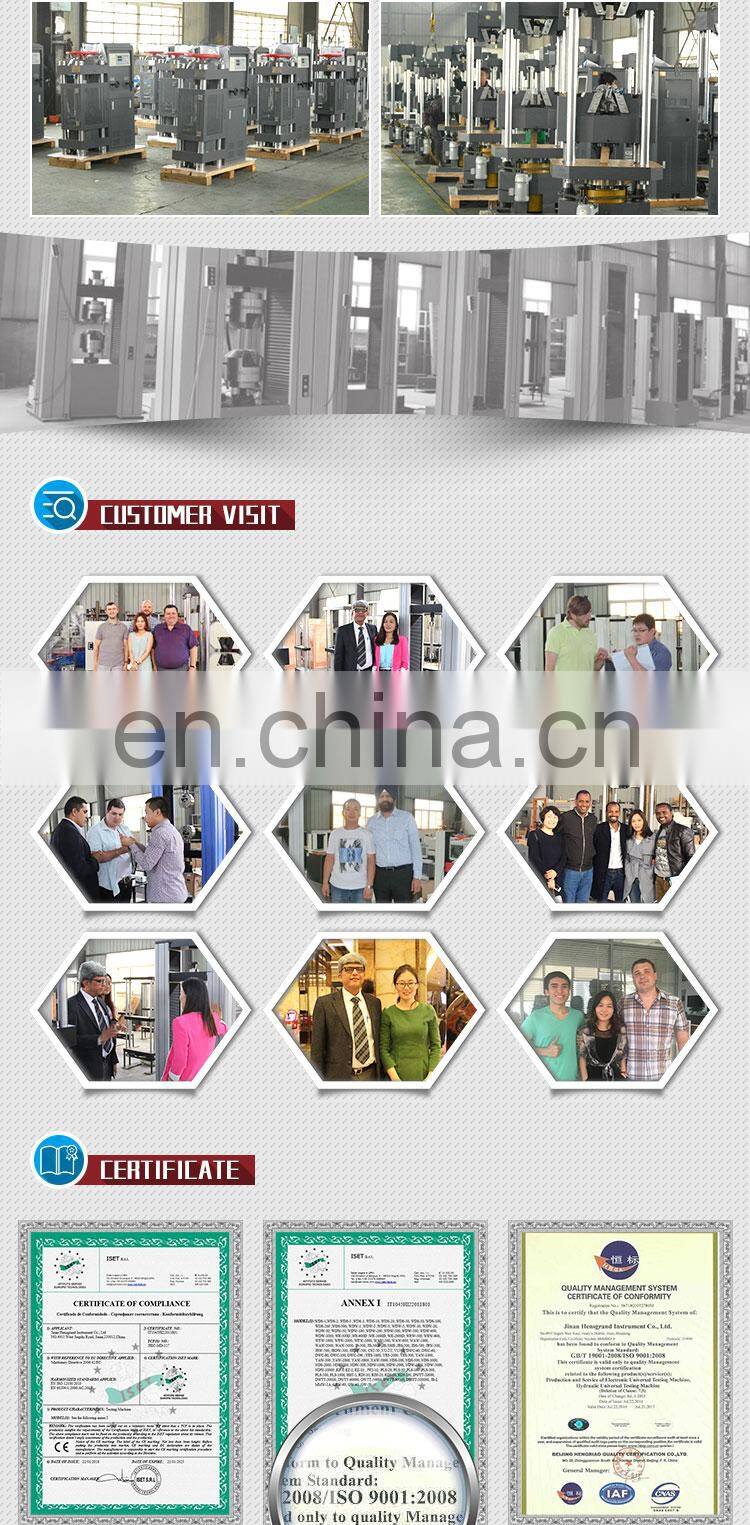 HST Steel wire tensile testing machine Computer Control Electro-Hydraulic Wire Rope Horizontal Tensile Testing Machine