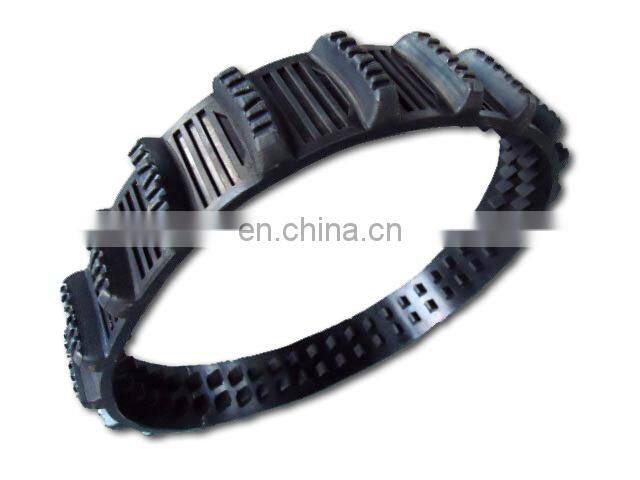 Cheaper price stair climber rubber track with drive wheel