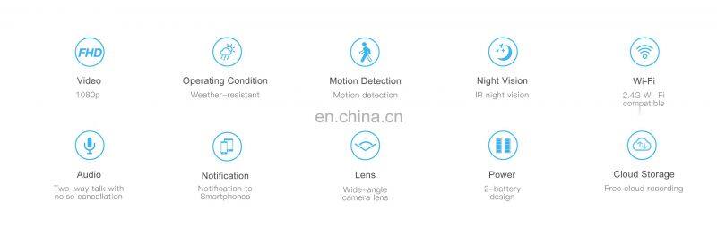 NEWEST EKEN T8 Video Doorbell HD Wireless Wifi Camera Video Intercom Doorbell