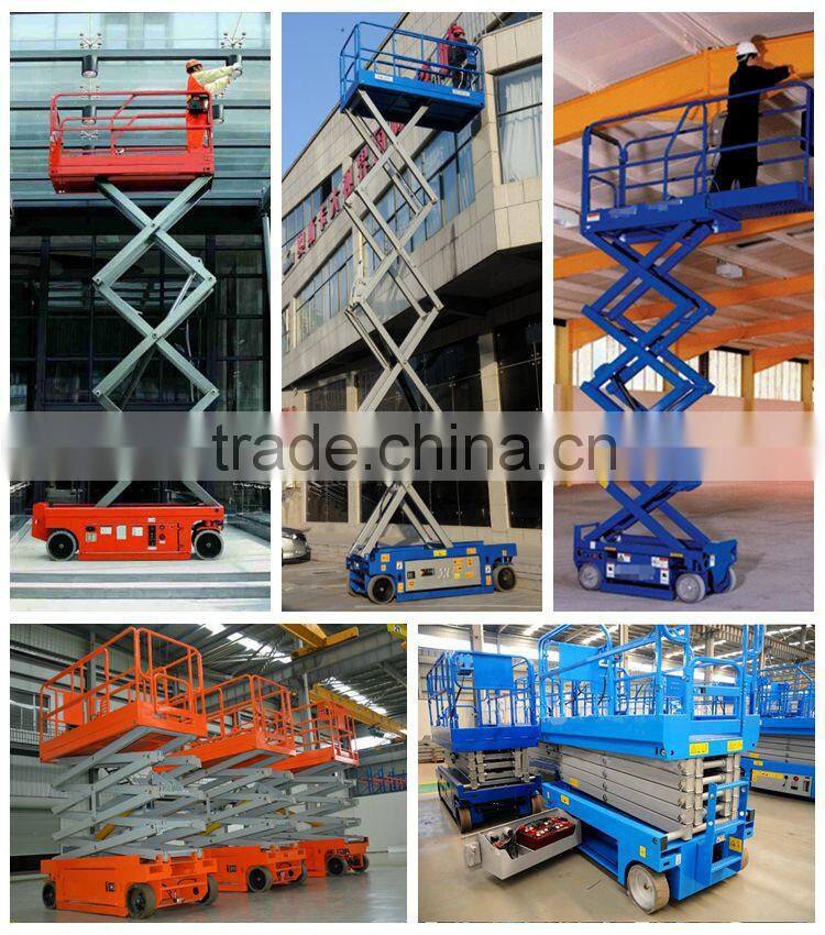 Self-propelled hydraulic lift platform, mobile scissor lift