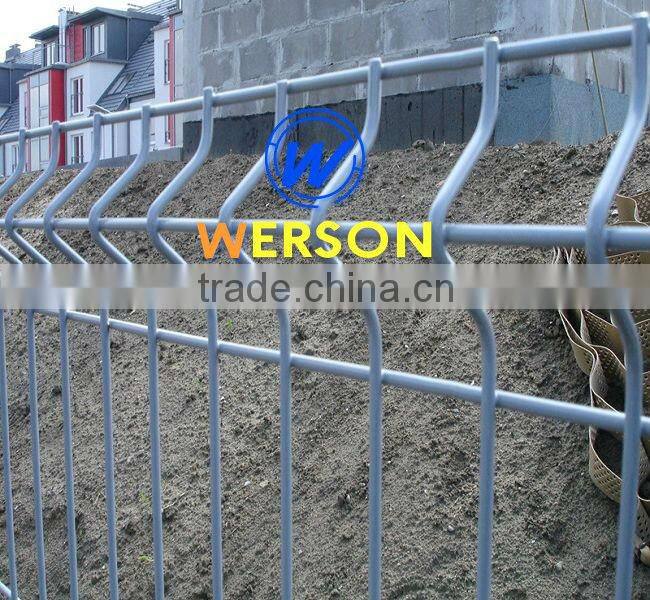 Werson PVC coated weld mesh fence ,mesh size :50*200mm