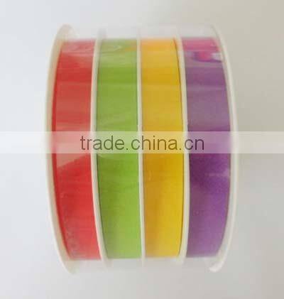 China Wholesale Hongkong Pull Bow in Gift Packing Decorative/ White Plain Poly Hongkong Pom Pom Pull Ribbon Bow