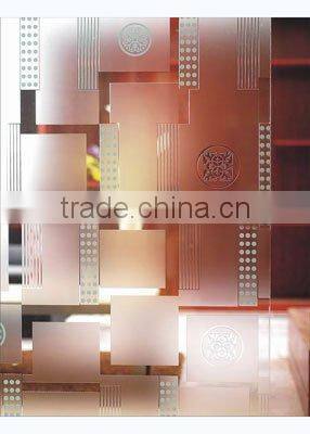 Moran patterned float glass /Textured glass (CCC&ISO&CE)