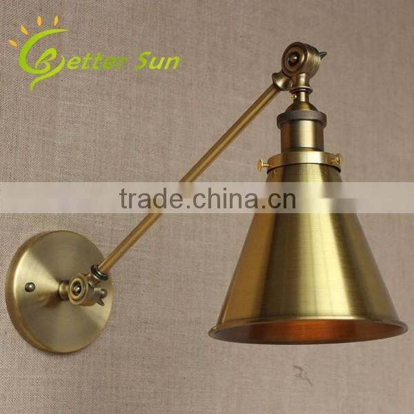 Adjustable Machine Arm Chrome Finished Corridor Wall light for Home