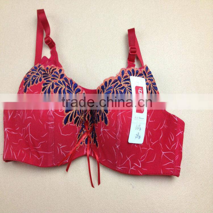 0.67USD 32-38C Cup Thin Foam Top Good Quality Ladies Sexy Ladies Bra Brands (gdwx107)