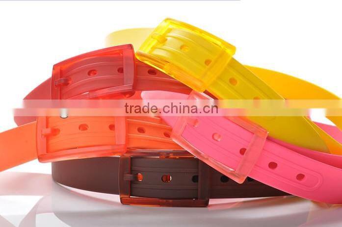 Fashion eco-friendly belt silicone for men