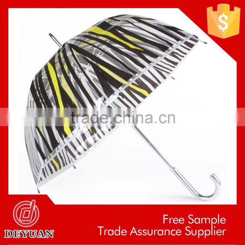 fashion dress dome shape bubble clear straight umbrella