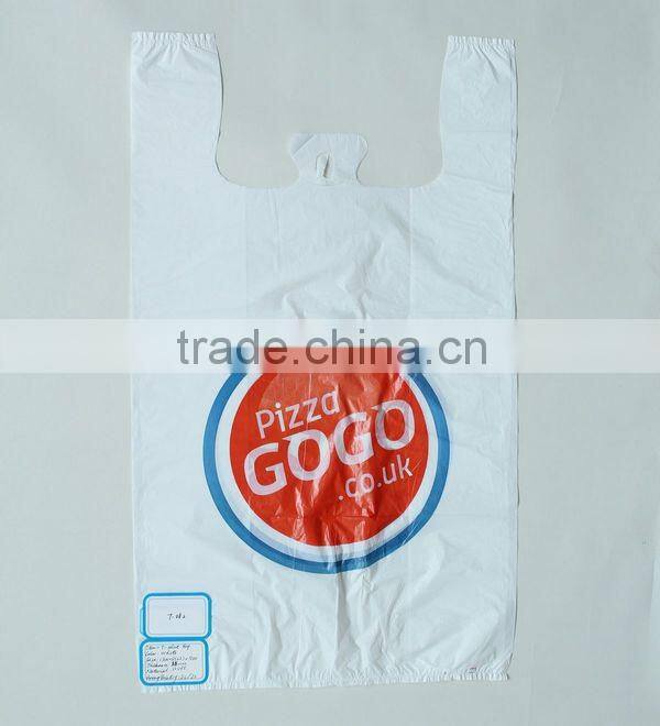 Printed White Color Vest Packing Bags Africa Market