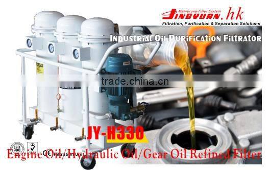 JY-H330 used emulsify hydraulic oil filter machine/oil purifier units
