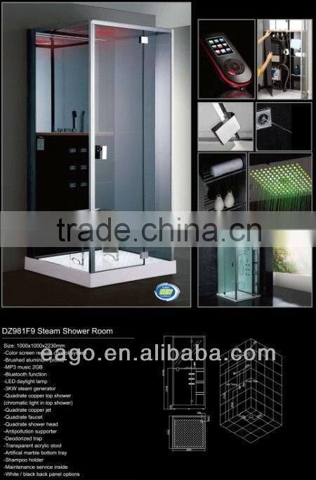 EAGO DZ981-F9 sauna and steam room