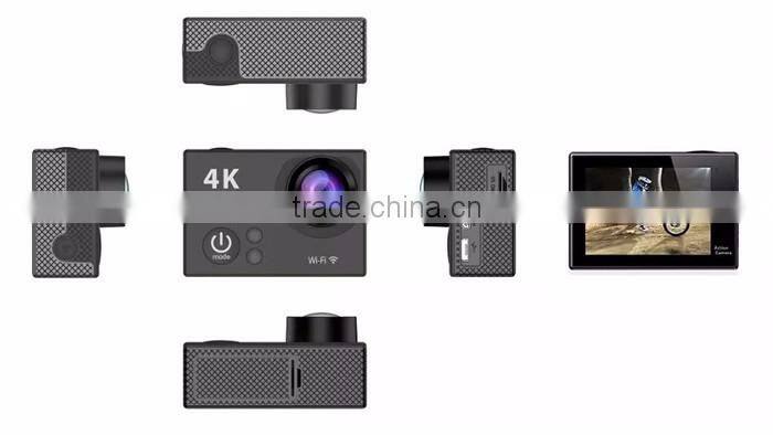 winait Ultra 4k wifi action camera waterproof Sunplus SPCA6350 with 170 degree 6G A+ HD Ultra-Wide Fish-eye Len sports camera