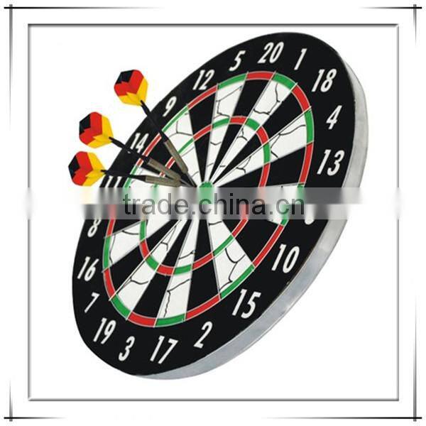 18"x 1-1/2" Standard Size Flocked Paper Dartboard For Indoor Game, 2015 Hot Sell
