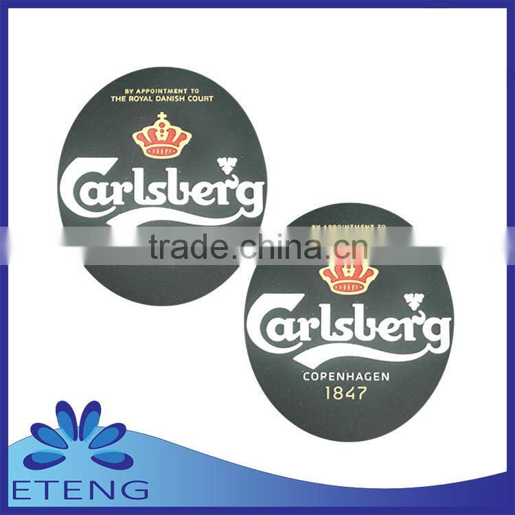 High Quality custom PVC rubber drink coasters For promotion item