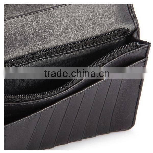 TOP qulity man leather wallet design your own wallet