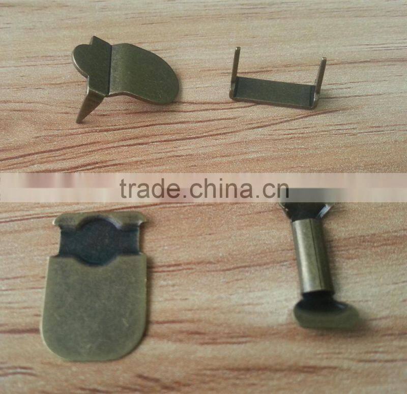 8014A6 Brass Hook and Bar in Oxy Brass Color For Mens Suit trousers --8014A6