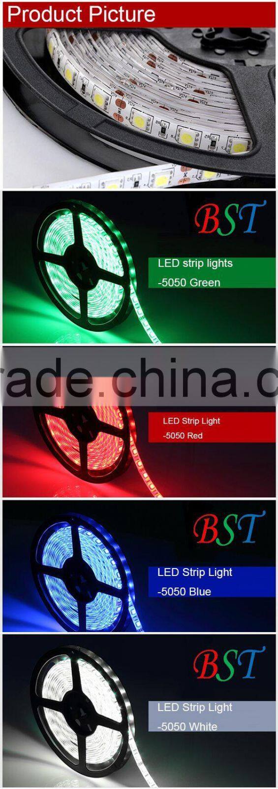 Hot selling waterproof IP68 240leds/m smd 3014 led strip